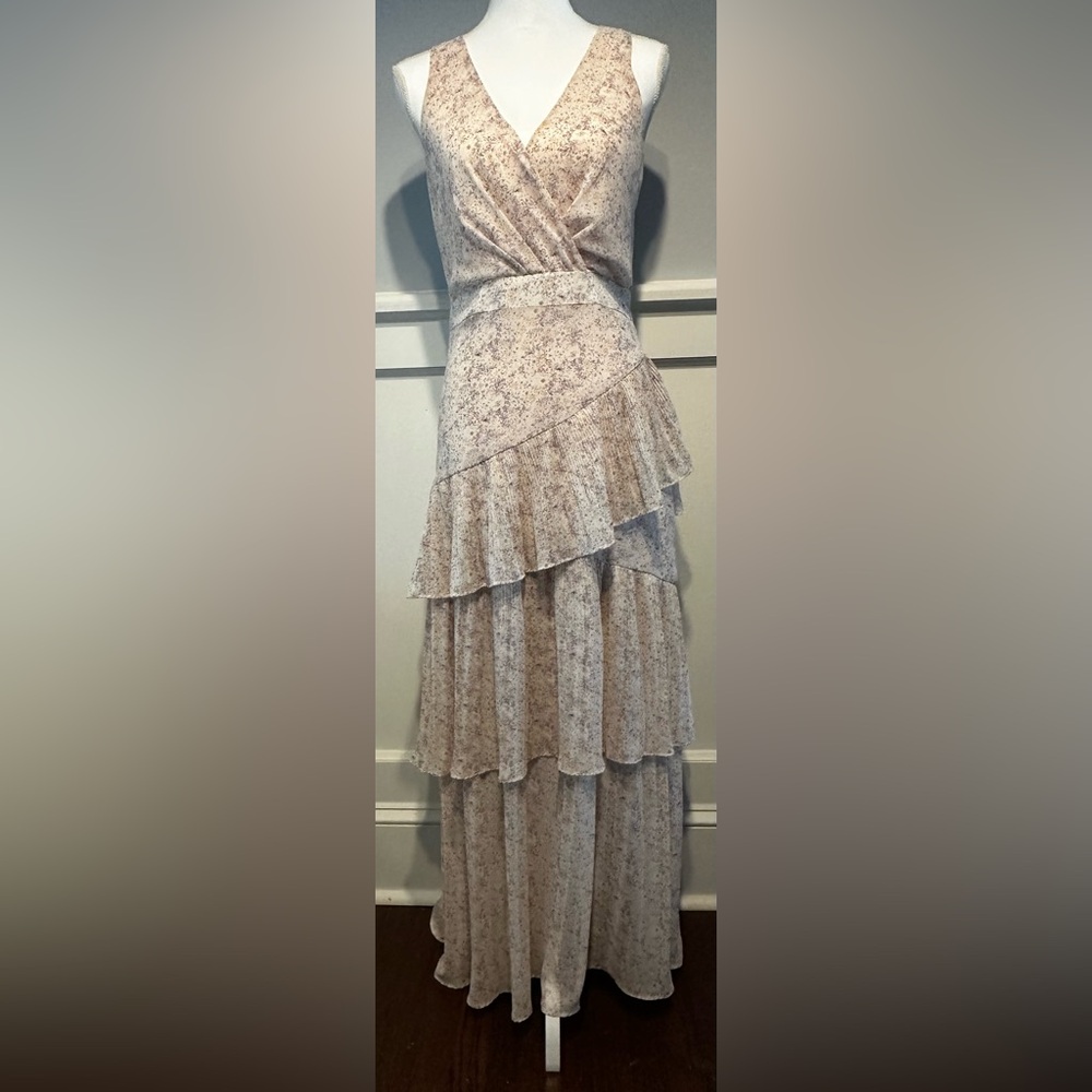 Lea & Viola Asymmetrical Cream Skirt